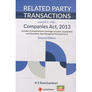 LexisNexis Related Party Transactions under the Companies Act, 2013 [HB] by K. S. Ravichandran